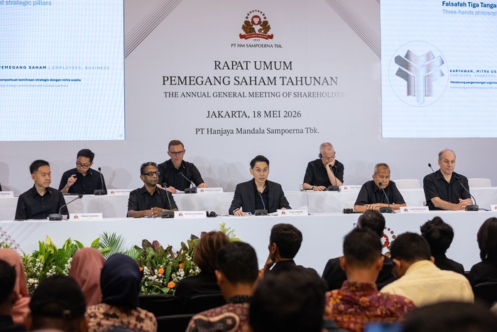 PT HM Sampoerna Tbk. (Sampoerna/BEI: HMSP) mengumumkan hasil kinerja tahun buku 2025 dalam Rapat Umum Pemegang Saham Tahunan (RUPST).