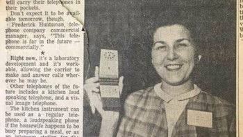 1963: Anda Akan Dapat Membawa Ponsel di Saku Anda di Masa Depan Foto: Boredpanda