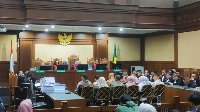 Sidang tuntutan kasus pemerasan sertifikasi K3 (Mulia/detikcom)