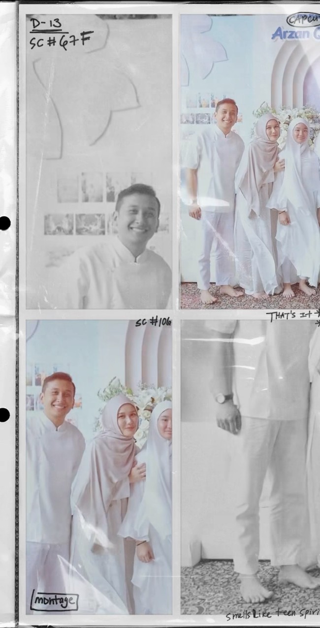 Di momen tasyakuran aqiqah ponakan Ayu, Ayu dan Kevin juga terlihat tampil serasi kenakan busana berwarna putih. Foto: Instagram/@mom_ayting92_