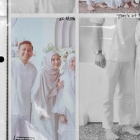 Di momen tasyakuran aqiqah ponakan Ayu, Ayu dan Kevin juga terlihat tampil serasi kenakan busana berwarna putih. Foto: Instagram/@mom_ayting92_