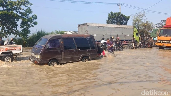 Banjir di Kabupaten Cirebon.