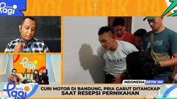 Video: Curi Motor di Bandung, Pria Garut Ditangkap Saat Resepsi Pernikahan
