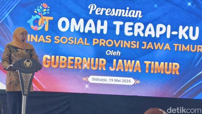 Gubernur Jawa Timur Khofifah Indar Parawansa meresmikan Omah Terapiku