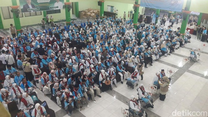 Calon haji Embarkasi Solo saat berada di Asrama Haji Donohudan Boyolali. Foto diunggah Selasa (19/5/2026).