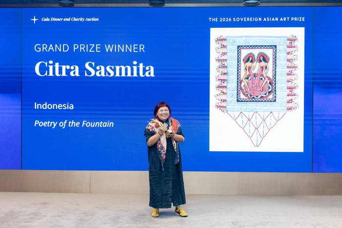 Momen Citra Sasmita Terima Sovereign Asian Art Prize 2026