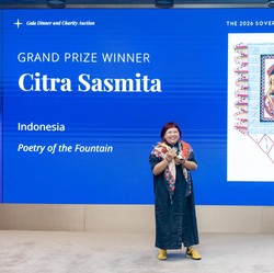 Momen Citra Sasmita Terima Sovereign Asian Art Prize 2026
