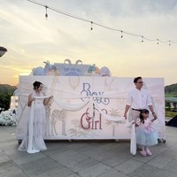 Potret Gender Reveal Selebgram Nanda Arsyinta, Digelar Meriah Undang Mahalini