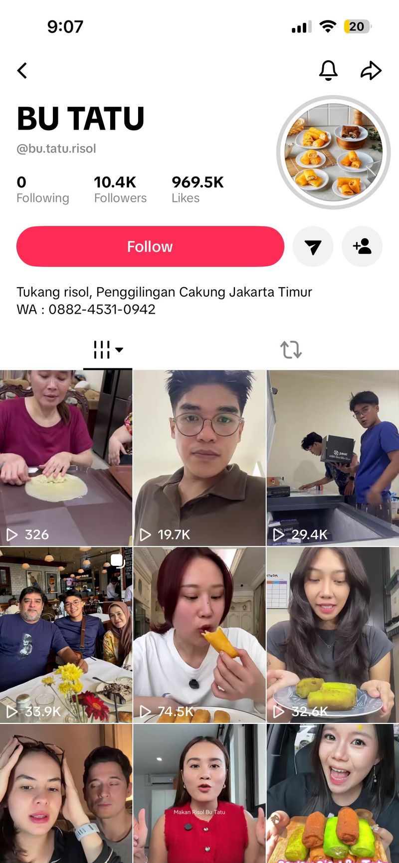 Niat 'War' Risol Bu Tatu yang Viral, Wanita Ini Kena Tipu Akun Palsu!