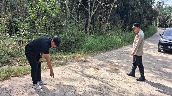 Polisi lakukan olah TKP pelajar SMP yang tewas kecelakaan di Mura.