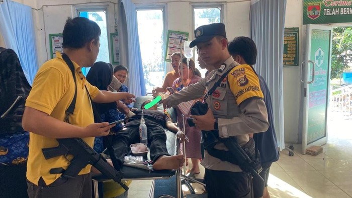 Polisi mendatangi korban penembakan di Musi Rawas
