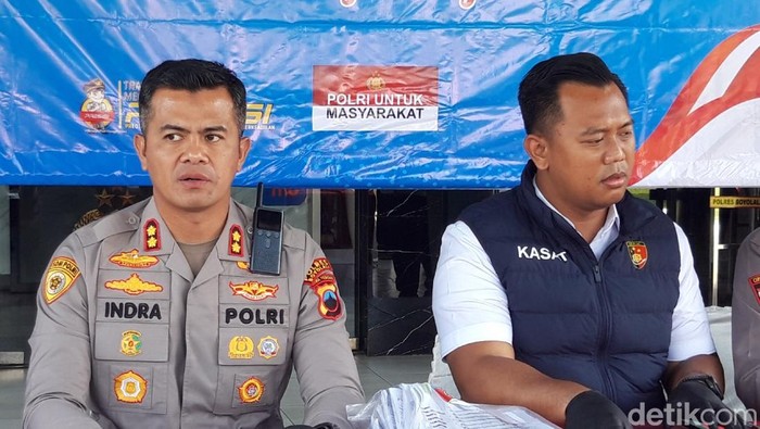 Kapolres Boyolali AKBP Indra Maulana Saputra dan Kasat Reskrim AKP Indrawan Wira Saputra. Foto diunggah Selasa (19/5/2026).