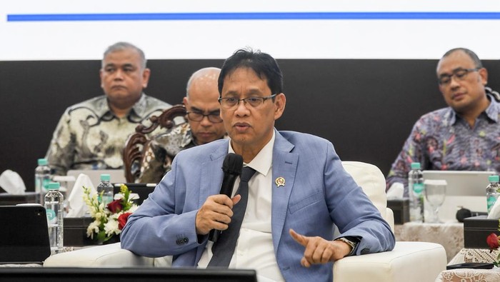 Menteri Keuangan Purbaya Yudhi Sadewa memberikan keterangan saat konferensi pers APBN KiTa edisi Mei 2026 di Jakarta, Selasa (19/5/2026. Kementerian Keuangan melaporkan defisit Anggaran Pendapatan dan Belanja Negara (APBN) mengalami penurunan menjadi