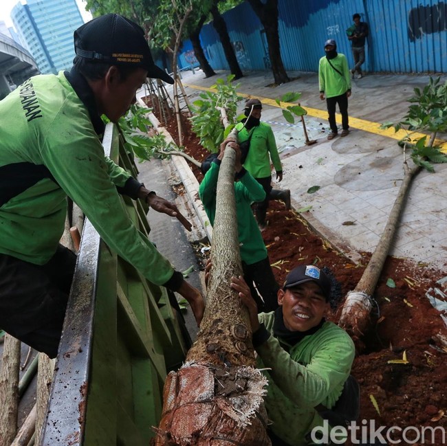 Revitalisasi Pedestrian Rasuna Said Dikebut Jelang HUT Jakarta