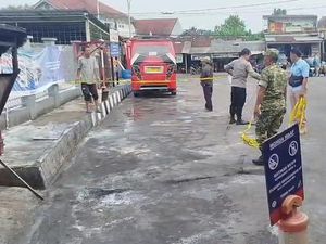 Sore Mencekam Saat Motor Tiba-tiba Terbakar di SPBU Tasikmalaya
