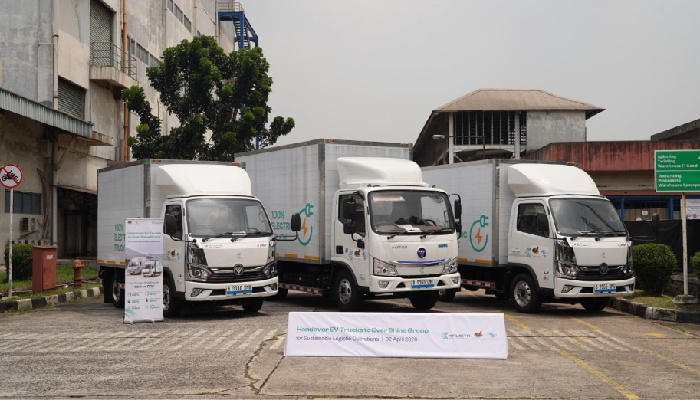Armada truk listrik