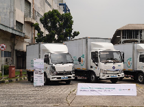 Seirit Ini Kirim-kirim Barang Pakai Truk Listrik