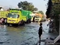 Awas! 2 Titik Jalur Pantura Pasuruan Terendam Banjir Pagi Ini