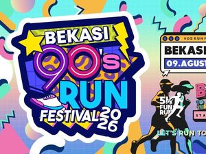 Lari Sambil Nostalgia, Bekasi 90s Run Festival Bikin Lari Jadi Lebih Seru!