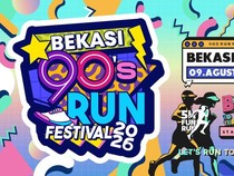 Lari Sambil Nostalgia, Bekasi 90s Run Festival Bikin Lari Jadi Lebih Seru!