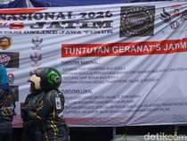 8 Tuntutan Ojol Saat Demo di Surabaya