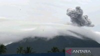 Gunung Ibu di Malut Erupsi Lagi, Jarak Aman Diperluas 3,5 Km