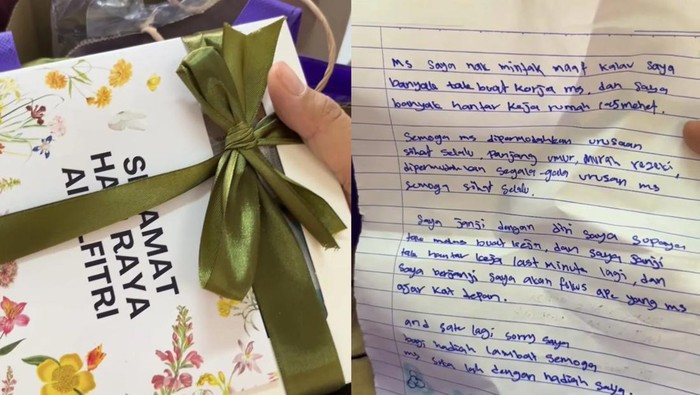 Haru! Guru Ini Dapat Hadiah Makanan dari Muridnya yang Tinggal di Panti