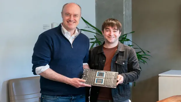 Ian Buck mengantarkan Vera ke Anthropic. (Dok. NVIDIA)