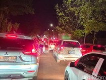 Jalan Urip Sumoharjo-Perintis Kemerdekaan Makassar Macet Parah Malam Ini