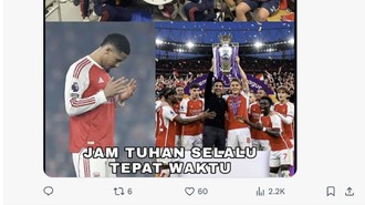 Meme Arsenal Juara, Gooners Ketawa Puas Fans City Disindir
