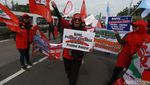 Ojol Demo di DPR Tuntut Tarif Adil