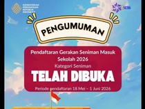 Pendaftaran Gerakan Seniman Masuk Sekolah 2026 Dibuka, Simak Jadwalnya!