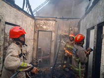 Rumah di Sewon Bantul Hangus Terbakar gegara Korsleting