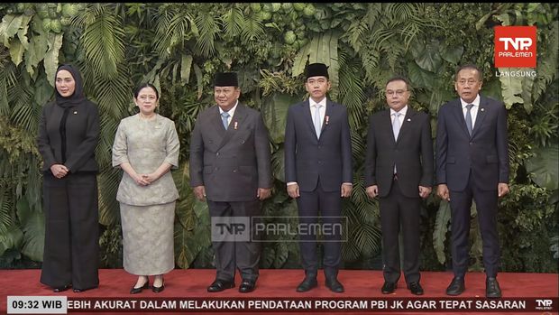 Prabowo dan Gibran di DPR RI