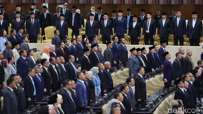 Presiden Prabowo menyampaikan pidato kerangka ekonomi makro (KEM) dan kebijakan fiskal pokok-pokok kebijakan fiskal (PPKF) RAPBN tahun anggaran 2027 saat sidang paripurna di gedung DPR RI, Jakarta, Rabu (20/5/2026).