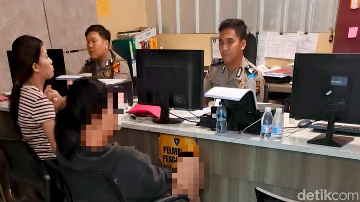 Remaja perempuan melapor ke polisi usai menjadi korban penganiayaan oleh teman pacarnya