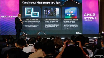 Selain lini utama, AMD turut memperkenalkan Ryzen AI Max+ 392 untuk segmen laptop ultra-tipis premium. Prosesor tersebut dirancang untuk mendukung beban kerja berat, termasuk pemrosesan model AI, rendering media, hingga gaming.