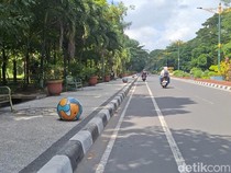 Pemkot Mataram Gelontor Rp 300 Juta untuk Percantik Jalan Adi Sucipto