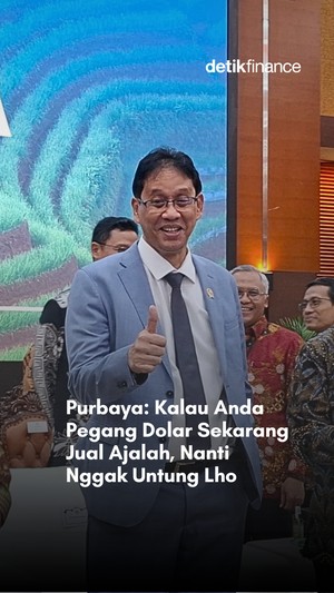 Video Purbaya: Kalau Anda Pegang Dolar Sekarang Jual Aja