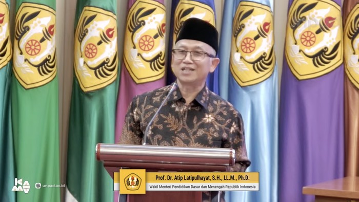 Wakil Menteri Pendidikan Dasar dan Menengah (Wamendikdasmen), Prof Dr Atip Latipulhayat