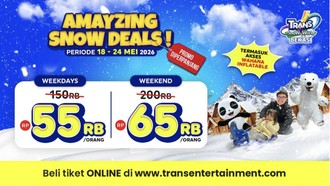 Promo Amayzing Deals Trans Snow World Bekasi Bikin Main Salju Jadi Lebih Hemat