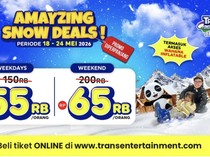 Promo Amayzing Deals Trans Snow World Bekasi Bikin Main Salju Jadi Lebih Hemat