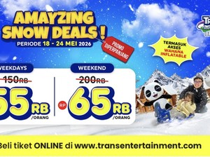 Promo Amayzing Deals Trans Snow World Bekasi Bikin Main Salju Jadi Lebih Hemat