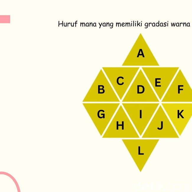 Temukan Segitiga yang Warnanya Beda Sendiri, Kalau Tidak Buta Warna Harusnya Gampang