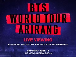 Konser Arirang BTS Edisi Busan Tayang di Bioskop!