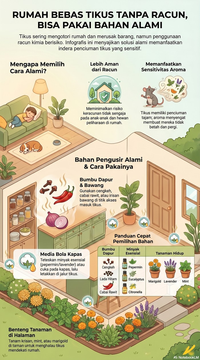 Cara Usir Tikus di Rumah