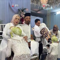 Viral Ibu Pengantin Pingsan Saat Sungkeman, Saat Sadar Malah Bikin Heboh