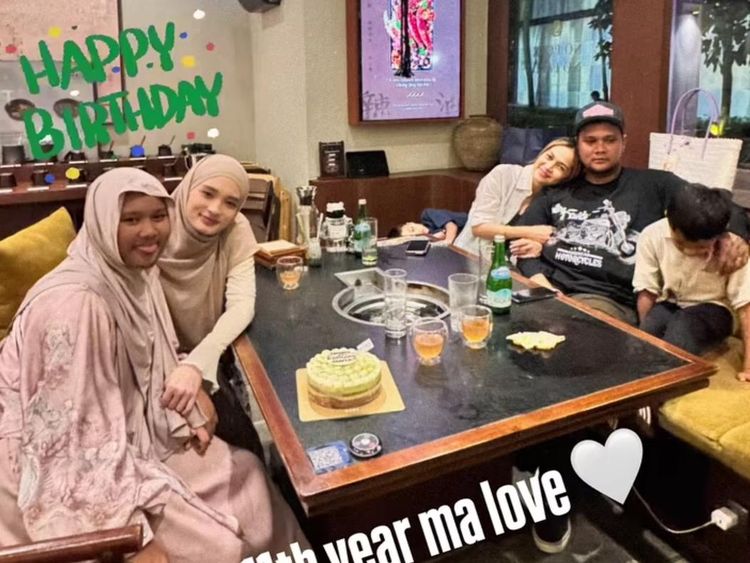Inara Rusli, Virgoun dan Lindi Makan Bareng Rayakan Ultah Starla