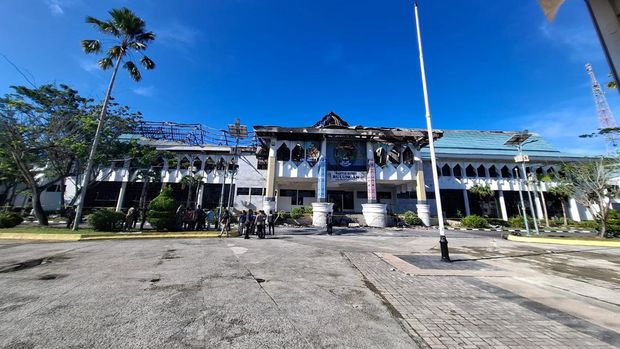 Kantor Bupati Bulungan Kebakaran Kantor Bupati Bulungan Kebakaran