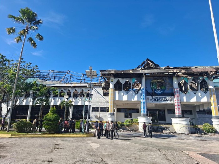 Kantor Bupati Bulungan Kebakaran